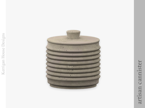 Sims 4 — Artisan Cannister by kerriganhouse — A small set of pottery and other artisanal clutter decor.