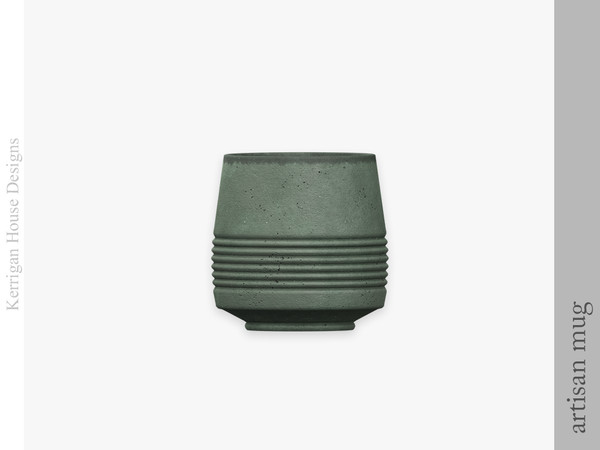 Sims 4 — Artisan Mug by kerriganhouse — A small set of pottery and other artisanal clutter decor.