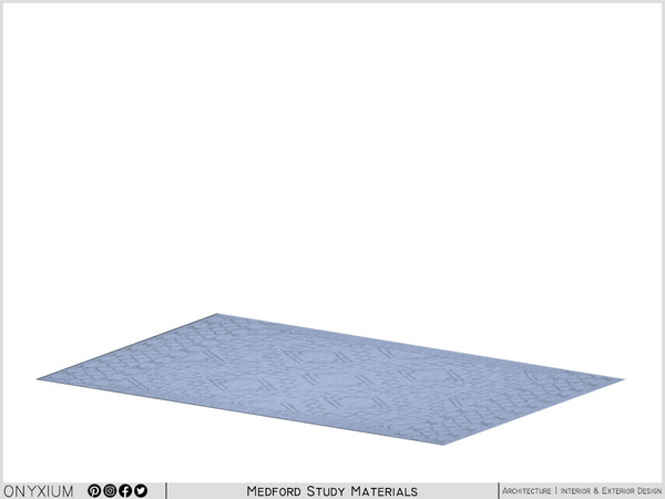 Sims 4 — Medford Rug by Onyxium — Onyxium@TSR Design Workshop Study Room Collection - Belong To The 2026 Year