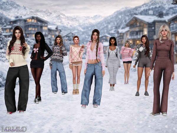 Sims 4 — [PATREON] Soft Season Collection by Mermalade — Alaskan Sweater