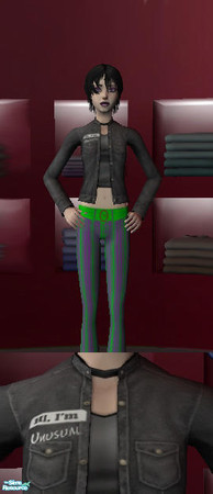 Sims 2 — Name Tagged by Ballet_Babe — One of maxis shirt with a name tag attached. You can also get the pants she's