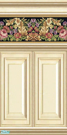 Sims 2 — jsf2FloralLeafBorderPLPT by jsf — From jsf Designs exclusively for TSR. Please do not clone or upload beyond