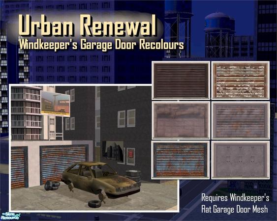 The Sims Resource - Urban Garage Doors