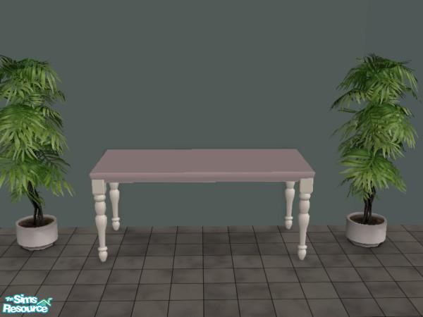 Sims 2 — River Rock Kitchen - Dining Table by munchkin_brat — The Talking Table in River Rock. All objects are from the