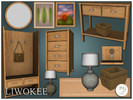 Sims 4 — Liwokee entry set by jomsims — Liwokee is a warm and classic modern entryway set for your Sims.