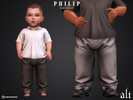 Sims 4 — PHILIP pants (infant) by ali1 — Pants
