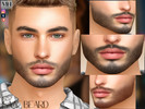 Sims 4 — [Patreon] Isaac Beard N57 by MagicHand — Stubble beard in 13 colors - HQ Compatible.