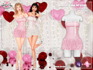 Sims 4 — Bestie Kind of Love - Sweet Dress by WisteriaSims — A Lovely Collaboration with Ashlegacies