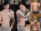 Sims 4 — Male tattoo #12 by Simmer_creator9 — Male tattoo Teen - Elder Can be used on Alpha skin