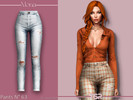 Sims 4 — Ripped jeans by Mona — -New mesh-