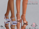 Sims 4 — (Valentine's Day 2026) Valentine Shoes Set by LVNDRCC — Romantic, classy shoe set featuring satin lace slider