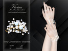 Sims 4 — Ivory Constellation - Bracelet by VivianDang — - All new meshes