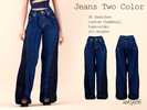 Sims 4 — Jeans Two Color by astya96cc — 36 swatches