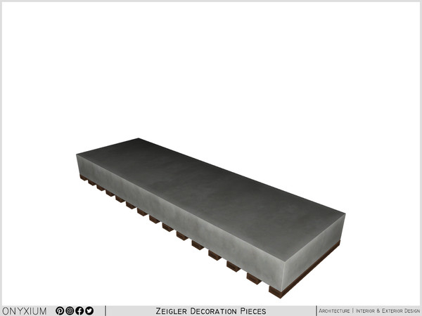 Sims 3 — Zeigler Decor Presentation Table by Onyxium — Onyxium@TSR Design Workshop Decoration Collection - Belong To The