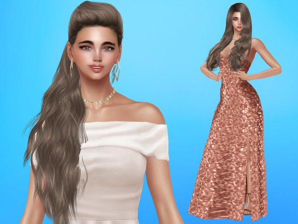 Sims 4 — Yasmine Sauer by Alex_Chau — Please download all file needed( In REQUIRED TAB). If you want the Slider files,