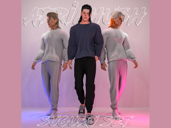 Sims 4 — [aprilhush] Suguru Set top by aprilhush — New mesh