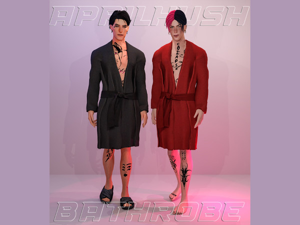 Sims 4 — [aprilhush] bathrobe by aprilhush — New mesh