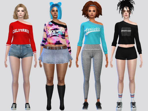 Sims 4 — Ashlee Top by McLayneSims — TSR EXCLUSIVE