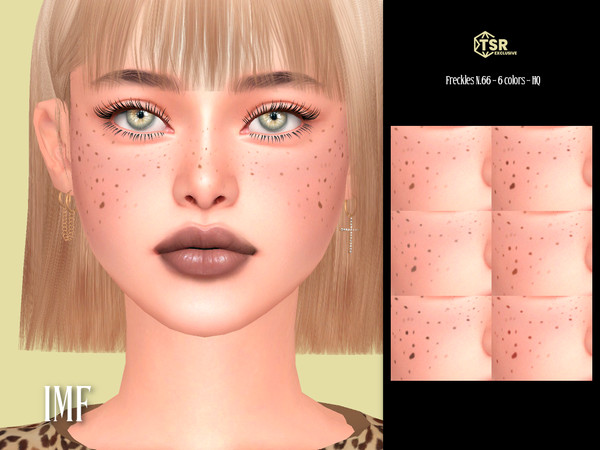 Sims 4 — IMF Freckles N.66 by IzzieMcFire — - Stand alone item with thumbnail