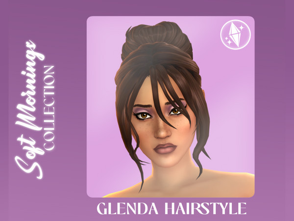 Sims 4 — simspancake_Glenda_Hairstyle by simspancake_cc — Get ready for bed with this new cozy collection of sleepwear.