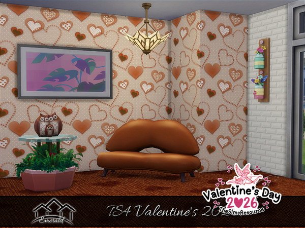 Sims 4 — TS4 Valentine's 2026 S4 by Emerald — Happy Valentine's Day 2026 !