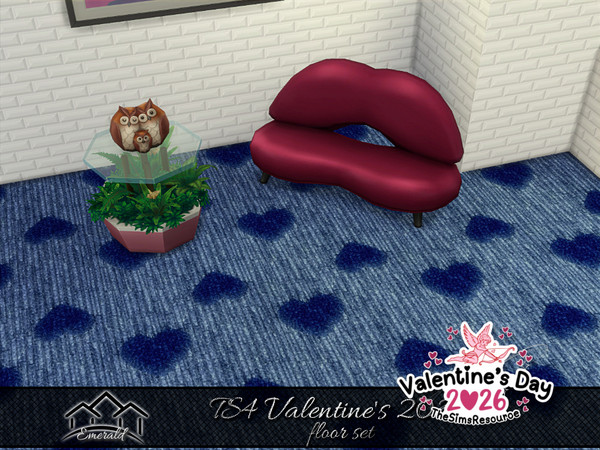Sims 4 — TS4 Valentine's 2026 floor2 by Emerald — Happy Valentine's Day 2026 !