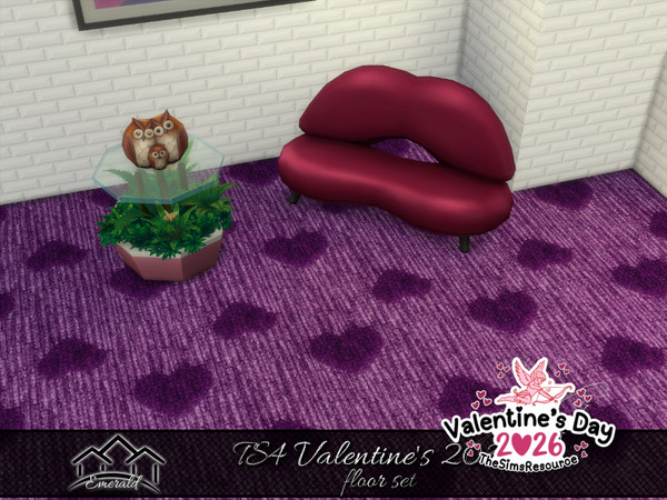 Sims 4 — TS4 Valentine's 2026 floor3 by Emerald — Happy Valentine's Day 2026 !