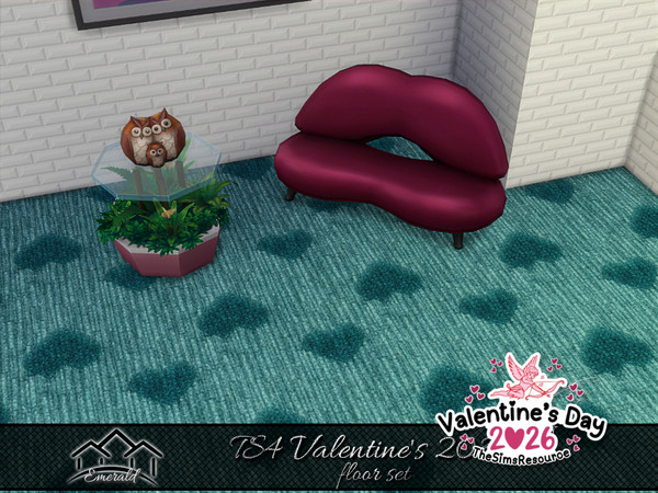 Sims 4 — TS4 Valentine's 2026 floor7 by Emerald — Happy Valentine's Day 2026 !