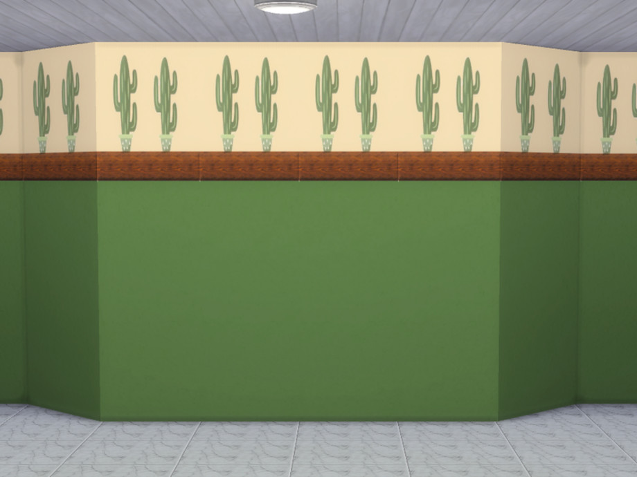 The Sims Resource | Cactus wall collection
