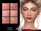 Sims 4 — Valentine'sDay2026 - Rose Blush by Layla — Female Blush Previews were made using HQ Mod