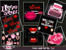 Sims 4 — Love and Art by evi — Modern posters with love themes. Happy Valentine's day