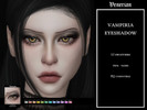Sims 4 — Vampiria Eyeshadow by Venerian by Venerian — 12 swatches Teen to elder No gender or frame restrictions HQ