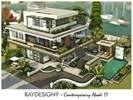 Sims 4 — Contemporary Abode 17 by RayDesign9 — I build this house in Brindleton Bay, 40x30 lot size with 3 floors. This