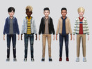 Sims 4 — Lyle Layered Sweater Boys by McLayneSims — TSR EXCLUSIVE