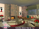 Sims 4 — Valentine dinner time by evi — What better than a dinner for two for celebrating Valentine's day?
