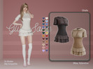 Sims 4 — Ghalia short full dress by MissValentine142 — 24 Shades