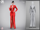 Sims 4 — DERNIER - Hailey Gown by VentaStudio — 15 Swatches