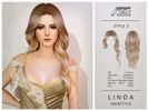 Sims 4 — Linda - Style 3 (Hairstyle) by Ade_Darma — Linda Hairstyle - Style 3 New Hair Mesh