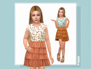 Sims 4 — Aveline Dress by lillka — 6 swatches