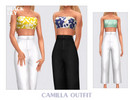 Sims 4 — Camilla Outfit by Black_Lily — YA, A, Teen