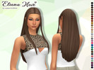 Sims 4 — Eliana Hair by Lewbertsn00tles — A simple, long, straight hairstyle. Maxis Match