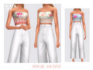 Sims 4 — Angie Outfit by Black_Lily — YA, A, Teen