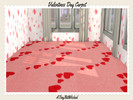Sims 4 — Valentines Day Carpet by ATinyBitWicked — Valentines day carpet that comes in 9 colors!