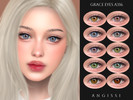 Sims 4 — Grace Eyes A316 by ANGISSI — PREVIEWS MADE USING HQ MOD Facepaint category