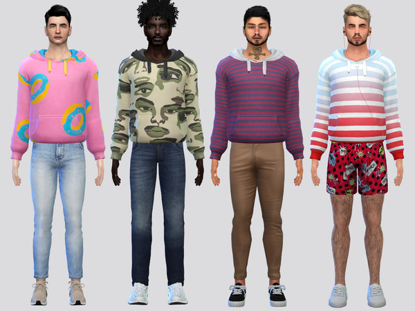 Sims 4 — Chunky Hoodie by McLayneSims — TSR EXCLUSIVE