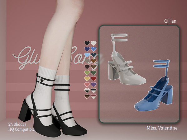 Sims 4 — Valentine_Shoes_Gillian by MissValentine142 — 20 Shades