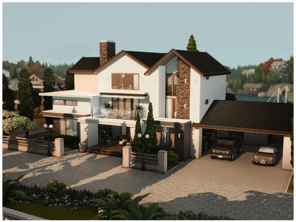 Sims 4 — MM. Modern Villa 15 by Merin_Martini — My Sims 4 lots some are inspired from random pictures that I found on the