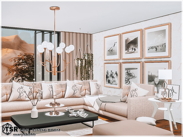 Sims 4 — LR42 - Living Room by marychabb — I present a room - Living Room . Room is fully equipped. Value: 19,747$