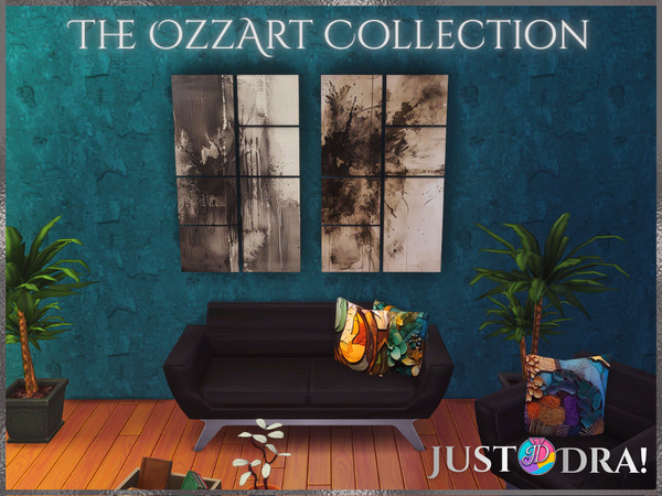 Sims 4 —  by Draven298 — I'm thrilled to share The OzzArt Collection with you here on TSR! These two sets feature artwork