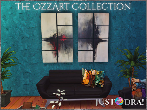 Sims 4 —  by Draven298 — I'm thrilled to share The OzzArt Collection with you here on TSR! These two sets feature artwork